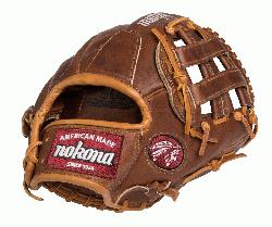 ade in USA    Nokona WB-1200H Walnut Baseball Glove 12 inch Right Hand Throw. Nokon